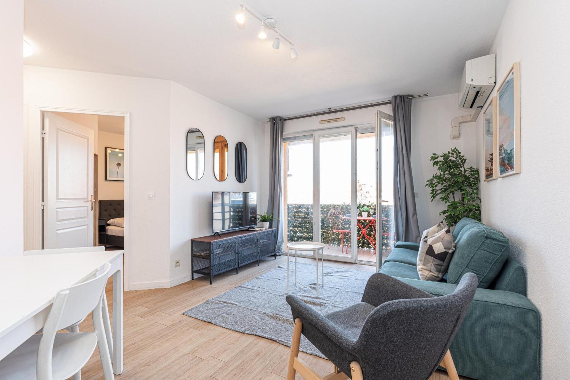 68 Arson - Appt 2 Pieces Dernier Etage - Terrasse - Parking Nizza